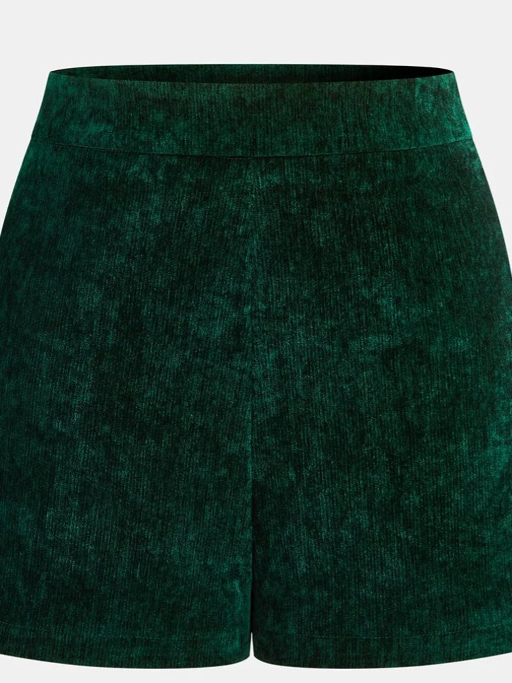 Commense Velvet High-Waisted Shorts M